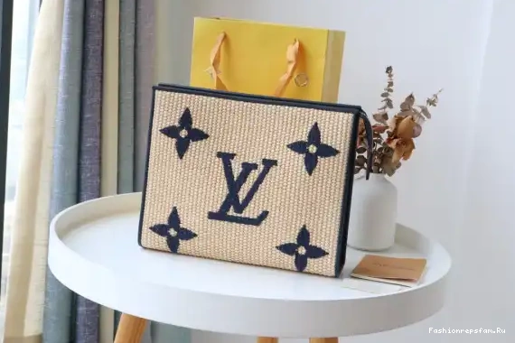 FS CHEAP Monogram Raffia Toiletry LOUIS VUITTON Pouch 0530